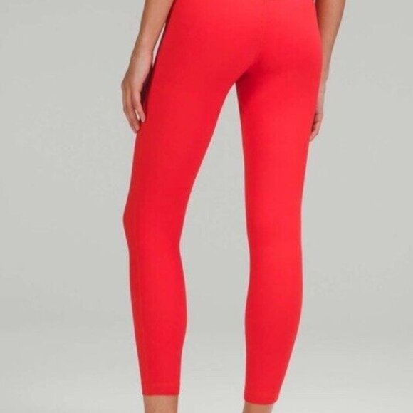 NWT Lululemon Align HR Pant25" Sizes (2, 4, 8 and 10) Carnation Red yoga pants - Picture 2 of 8